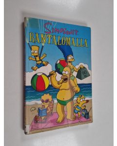 Kirjailijan Matt Groening käytetty kirja Simpsonit rantalomalla