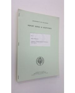 Kirjailijan Heikki Nevanlinna käytetty kirja Geomagnetic secular variation described by dipole models