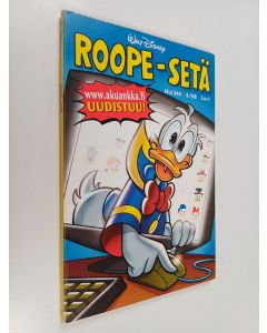 Kirjailijan Walt Disney käytetty kirja Roope-setä 4/08