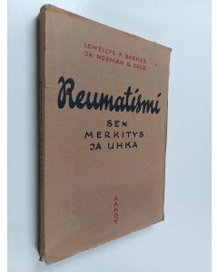 Kirjailijan Clive Barker käytetty kirja Reumatismi sen merkitys ja uhka