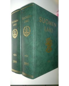 käytetty kirja Suomen laki 1999 1-2