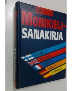 käytetty kirja Monikielisanakirja : suomi, englanti, ranska, saksa, espanja