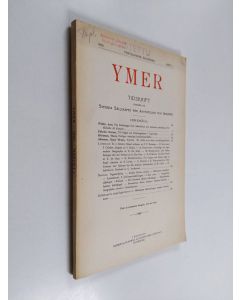 käytetty kirja Ymer : Svenska sällskapet för antropologi och geografi (Häft 1/1922)