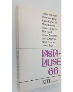 Tekijän Sauli Salmi  käytetty kirja Vastalause 66