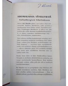 Kirjailijan Kai Maasalo käytetty kirja Suomalaisia sävellyksiä : Tulindbergistä Sibeliukseen