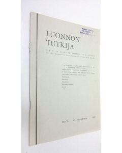 käytetty teos Luonnon tutkija n:o 5/1963