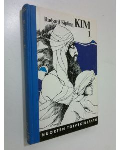 Kirjailijan Rudyard Kipling käytetty kirja Kim 1