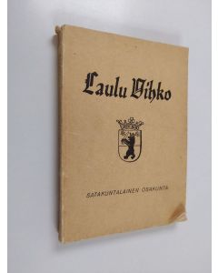 käytetty kirja Satakuntalaisen osuuskunnan laulu vihko
