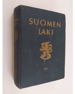 käytetty kirja Suomen laki 1969 osa 1