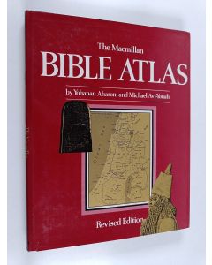 Kirjailijan Yohanan Aharoni käytetty kirja The Macmillan Bible atlas
