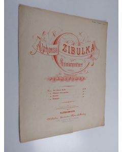 Kirjailijan Alphonse Zibulka käytetty teos Salonkompositioner for pianoforte