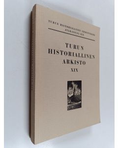 käytetty kirja Turun historiallinen arkisto 19