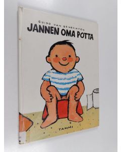 Kirjailijan Guido van Genechten käytetty kirja Jannen oma potta