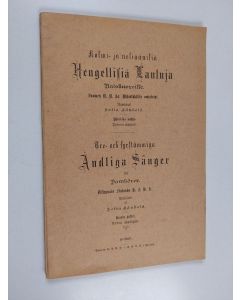 käytetty kirja Kolmi- ja neliäänisiä hengellisiä lauluja naiskuoroille : yhdeksäs vihko = Tre- och fyrstämmiga andliga sånger för damkörer