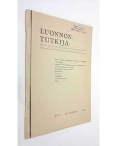 käytetty teos Luonnon tutkija n:o 5/1960