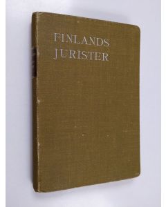 Kirjailijan A. W. Westerlund käytetty kirja Finlands jurister : biografiska anteckningar