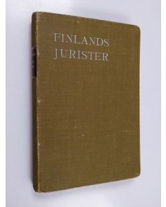 Kirjailijan A. W. Westerlund käytetty kirja Finlands jurister : biografiska anteckningar