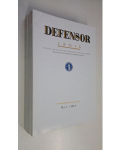 käytetty kirja Defensor legis vuosikerta 2015 (6 lehteä)