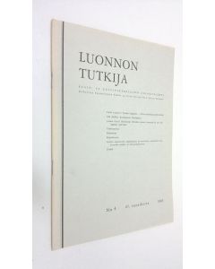 käytetty teos Luonnon tutkija n:o 4/1963