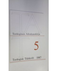 käytetty kirja Teologinen aikakauskirja 5/1987
