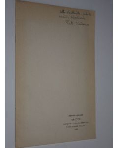 Kirjailijan Pertti Karttunen käytetty teos Arctos : acta philologica fennica