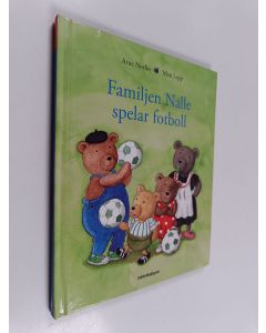 Kirjailijan Arne Norlin käytetty kirja Familjen Nalle spelar fotboll