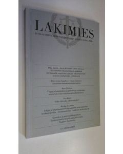 käytetty kirja Lakimies 3/2013 : Suomalaisen lakimiesyhdistyksen aikakauskirja