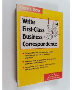 Kirjailijan L. Sue Baugh käytetty kirja Write first-class business correspondence