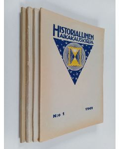 Tekijän Jalmari Jaakkola  käytetty kirja Historiallinen aikakauskirja vuosikerta 1949 (nrot 1-4)