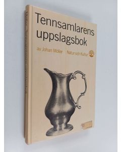 Kirjailijan Johan Möller käytetty kirja Tennsamlarens uppslagsbok : Förteckning över tenngjutare i Sverige från 1600-talets början till år 1900 samt förklaringar hur man tolkar deras stämplar och andra anvisningar för samlare