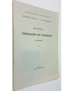 Kirjailijan Julie Wichmann käytetty kirja Beiträge zur Ethnographie der Tscheremissen