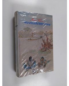 Kirjailijan Mark Twain käytetty kirja Huckleberry Finn (UUSI)