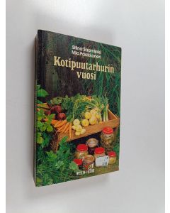 Kirjailijan Stiina Saarnijoki käytetty kirja Kotipuutarhurin vuosi