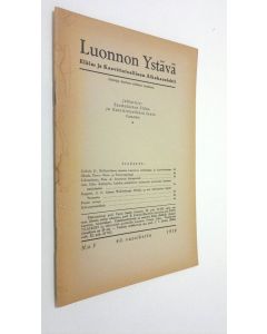 käytetty teos Luonnon ystävä n:o 3/1936