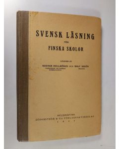 käytetty kirja Svensk läsning för finska skolor