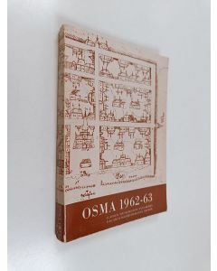 käytetty kirja Osma 1962-1963 : Suomen museoliiton vuosikirja