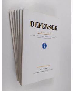 käytetty kirja Defensor legis - vuosikerta 2007 (N:o 1-6)