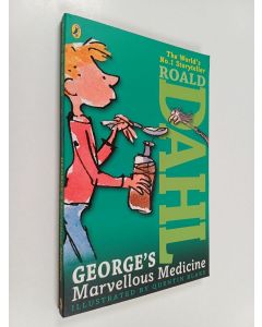 Kirjailijan Roald Dahl käytetty kirja George's Marvellous Medicine