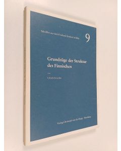 Kirjailijan Ulrich Groenke käytetty kirja Grundzüge der Struktur des Finnischen