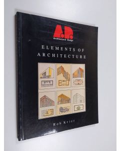 Kirjailijan Rob Krier käytetty kirja Elements of architecture