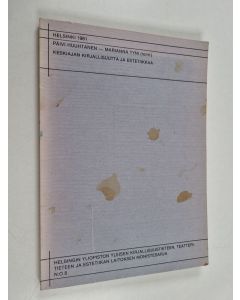 käytetty kirja Keskiajan kirjallisuutta ja estetiikkaa