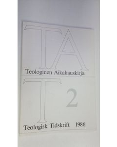 käytetty kirja Teologinen aikakauskirja 2/1986
