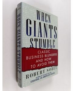 Kirjailijan Robert Sobel käytetty kirja When giants stumble