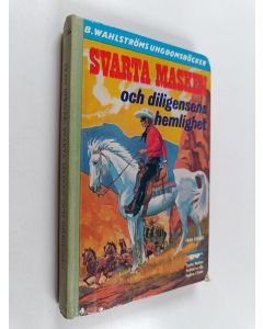 Kirjailijan Fran Striker käytetty kirja Svarta Masken och diligensens hemlighet