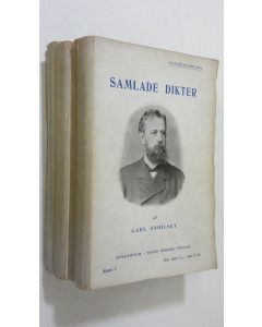 Kirjailijan Carl Snoilsky käytetty kirja Samlade Dikter I-V