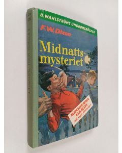 Kirjailijan Franklin W. Dixon käytetty kirja Midnatts-mysteriet