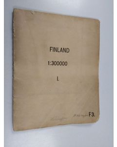 uusi teos Generalkarte von Finnland F3, 1:300000