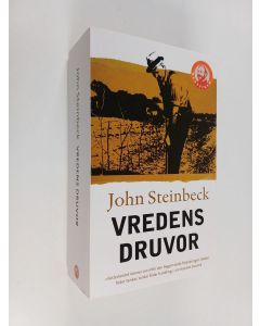 Kirjailijan John Steinbeck käytetty kirja Vredens druvor