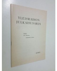 käytetty teos Yleisradion julkaisusarja 3/1972