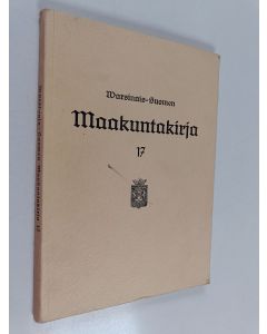 käytetty kirja Varsinais-Suomen maakuntakirja 17